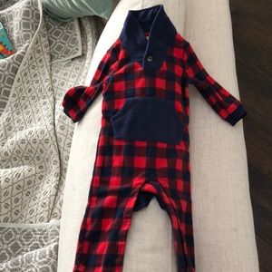 Cowl neck onesie 12 months unisex